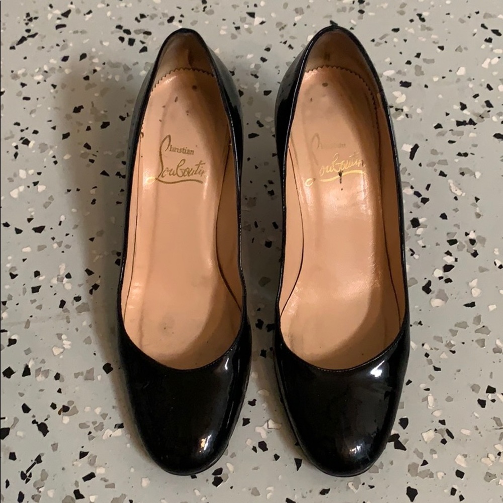 Christian Louboutin Navy Blue Pump Heels